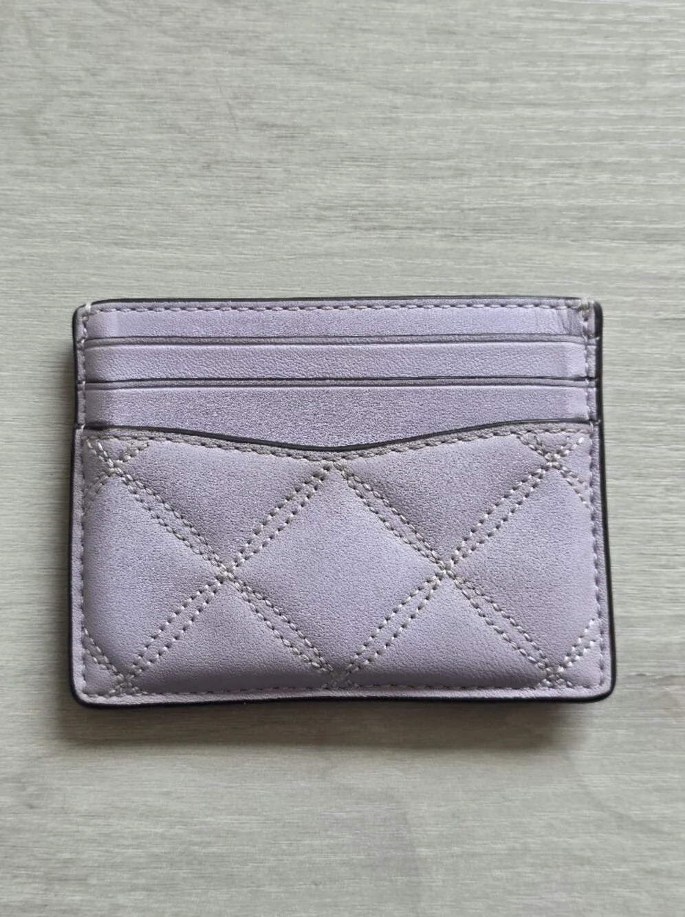 kate spade Quilted Card Holder in Light Lavender
